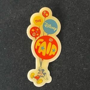 Disney Pin - The Disney Fair - Mickey Mouse Balloons Excellent condition 2.1" ta